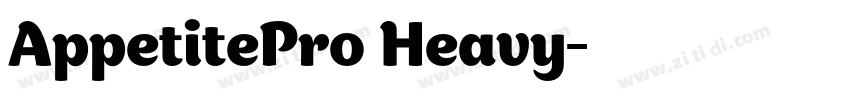 AppetitePro Heavy字体转换 AppetitePro Heavy字体转换
